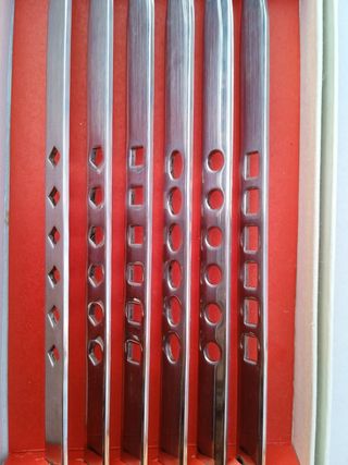 Juego de 6 tenedores para marisco, marca BRA