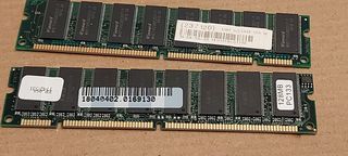 lote 2 memorias de 128mb pc133