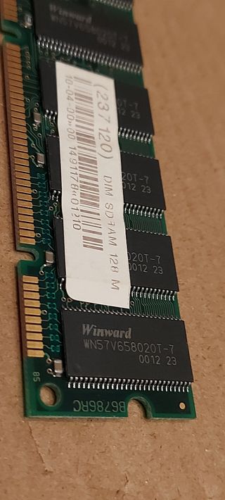 lote 2 memorias de 128mb pc133