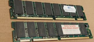 lote 2 memorias de 128mb pc133