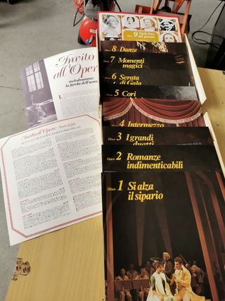 Cofanetto 10 Dischi 33 giri