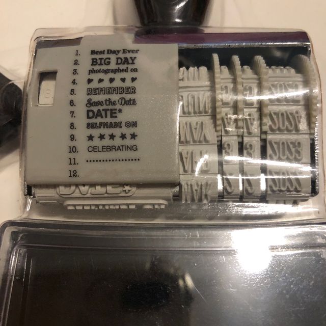 Sello automático con fecha y texto