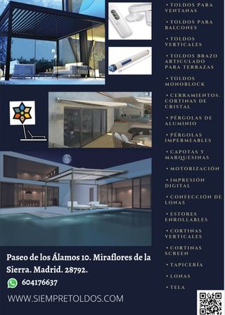 TOLDOS Y PÉRGOLAS A MEDIDA