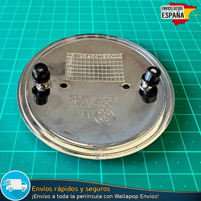 BMW Pack emblemas capó 82mm y tapas centrales 68mm