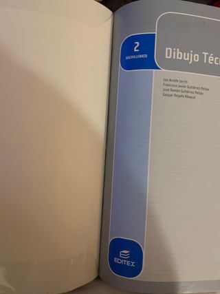 Libro Dibujo Técnico 2Bach - EDITEX