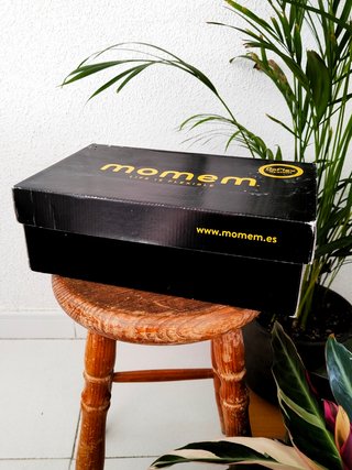Zapato confort burdeos ante
