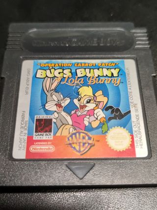 Bugs Bunny & lola Bunny Gameboy