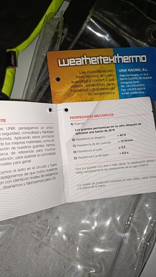 Guantes de moto Unik C41