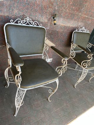 2 butacas de jardín VINTAGE para exterior