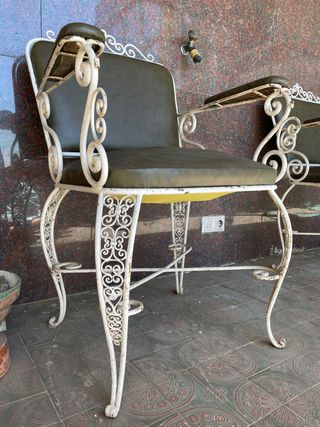2 butacas de jardín VINTAGE para exterior