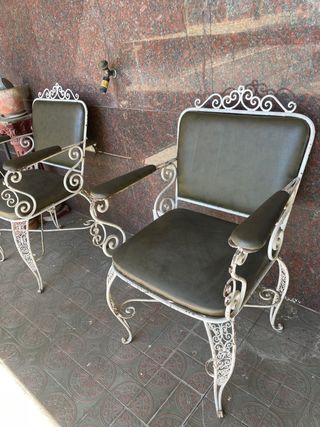 2 butacas de jardín VINTAGE para exterior