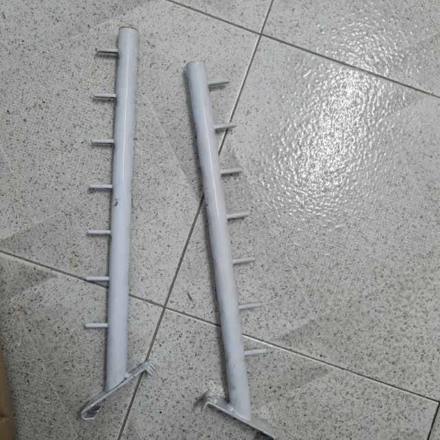 Panel rejado expoxitor lacado blanco