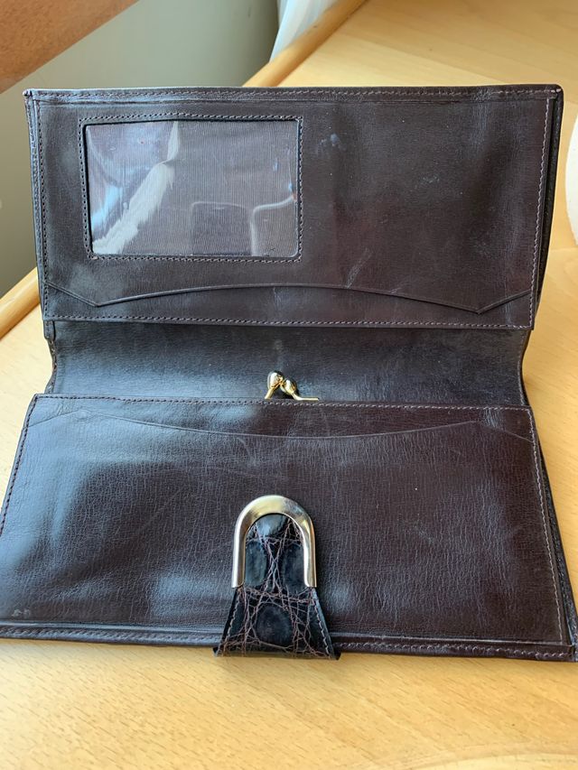 cartera, monedero, reptil, impecable