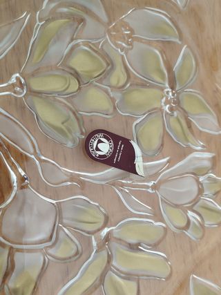 Plato de cristal Waltherglas