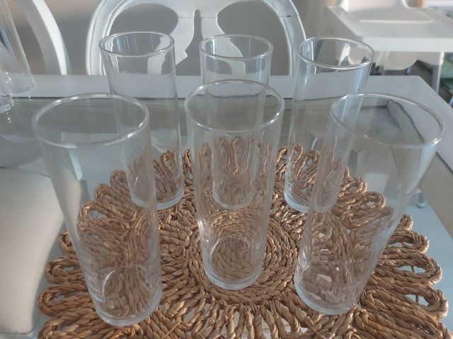 Set di 25 tazze da caffè in canna liscia