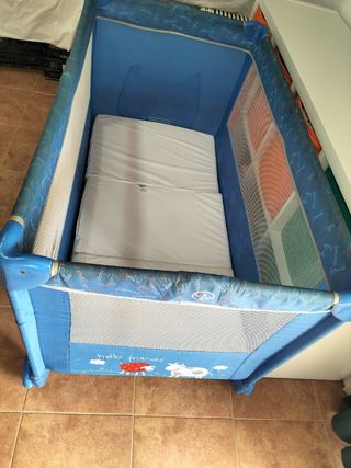 Mini cuna de viaje+colchoneta