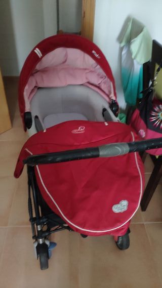 Carro 3 en 1-coche,cuco,maxi+ Silla coche (Recaro)