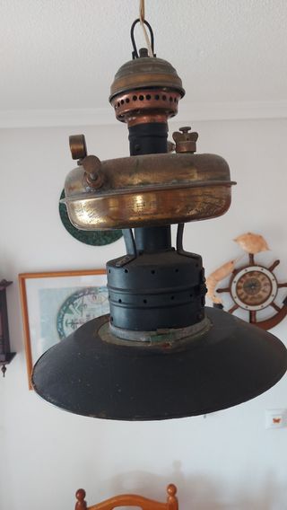 LAMPARA PETROMAN MUY ANTIGUA