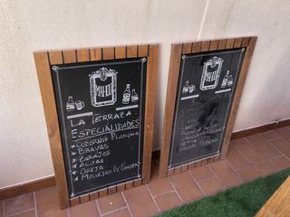 pizarras restaurante