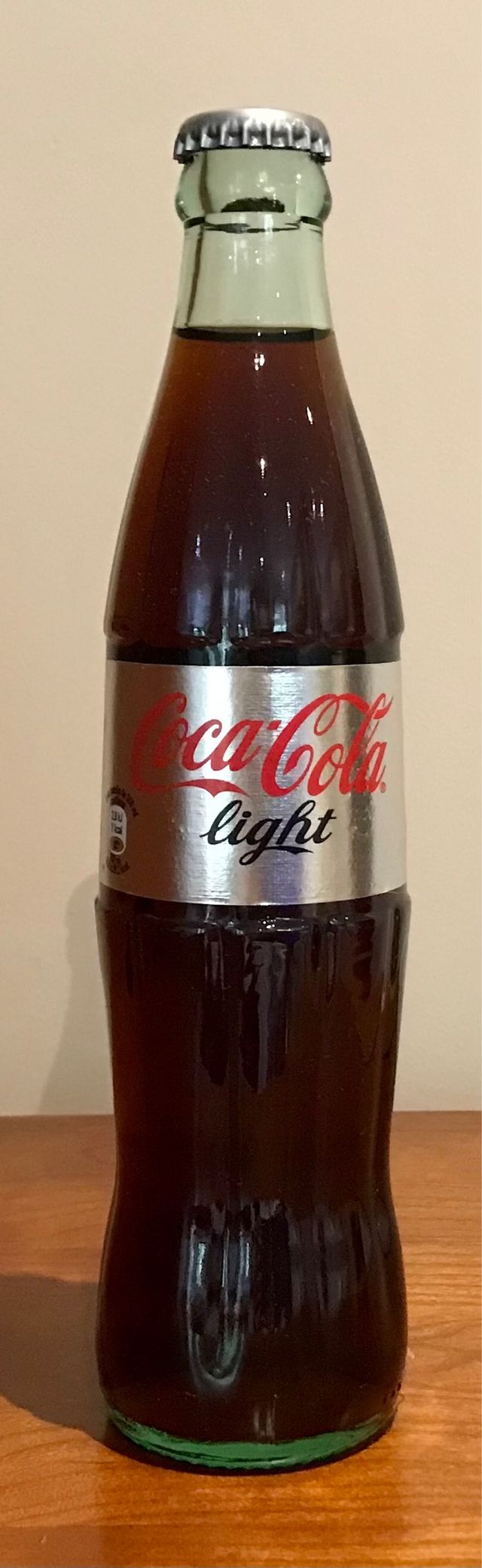 1 botella de Coca Cola Light, España, 350 ml