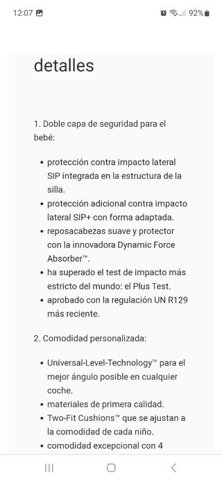 Silla coche desde nacimiento-4años