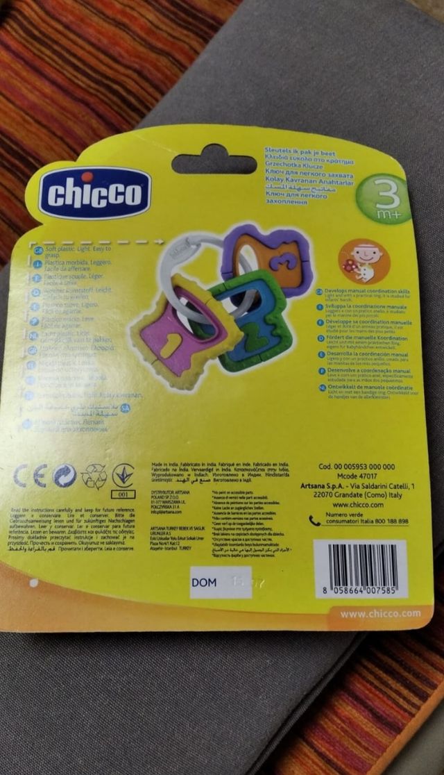 CHICCO" NUEVO! LLAVES EDUCATIVO
