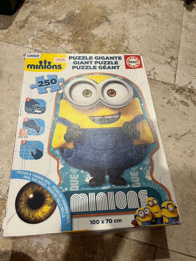 puzzle minion gigante 250 piezas