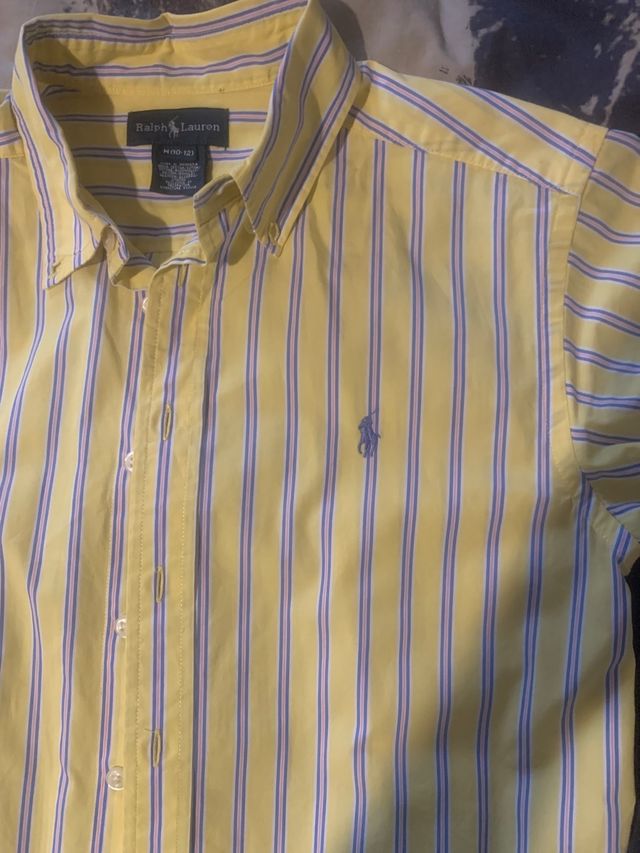 camisa niño ralph lauren