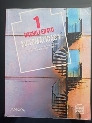 Libro 1º Bachillerato Matemáticas I