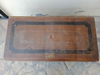 Baul antiguo madera años 50