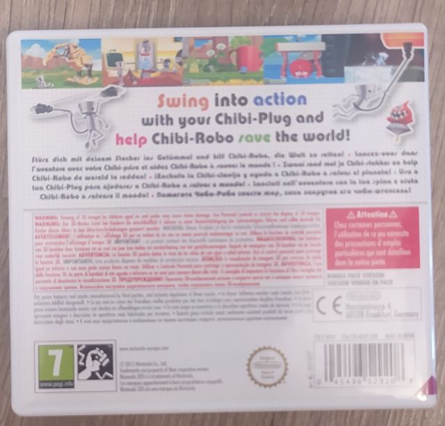 Juego Chibi robo Nintendo 3DS con amiibo