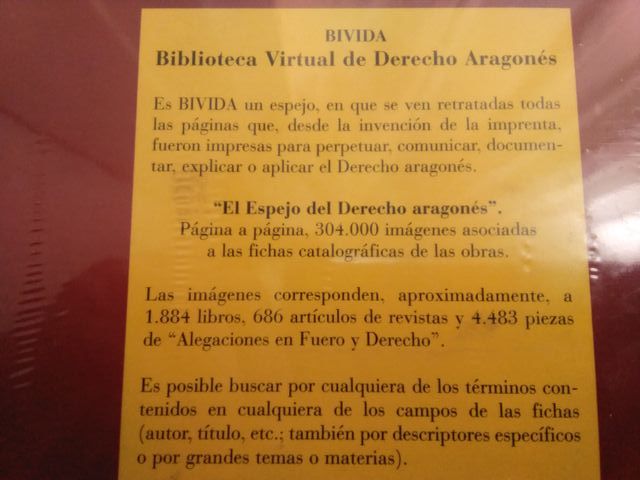 Biblioteca virtual de derecho aragonés