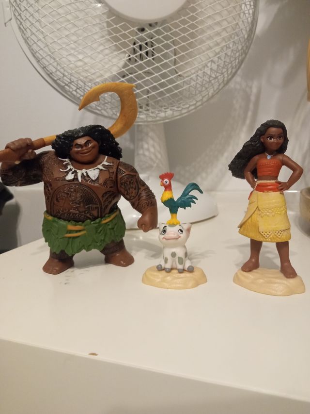 Figuras Mohana Vaiana pequeñas.