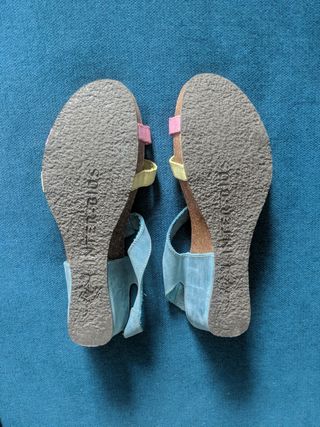 Sandalias piel talla 41 Mujer Inter-Bios