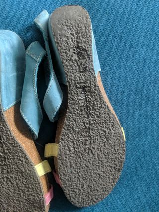 Sandalias piel talla 41 Mujer Inter-Bios