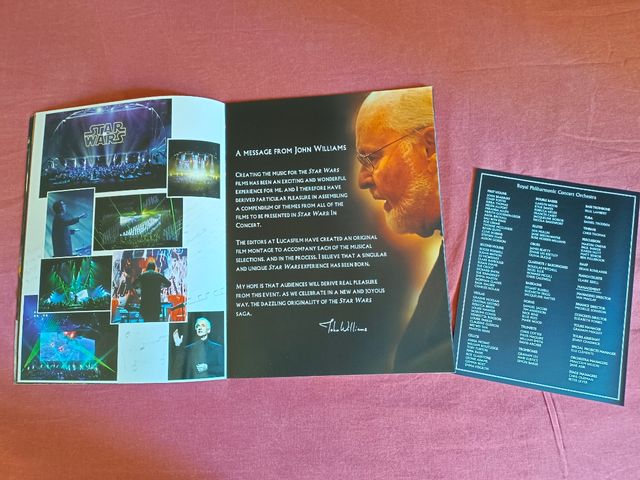 Star wars in concert libro programa