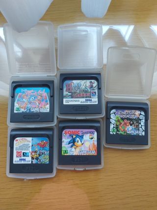 Juegos Sega Game Gear.
