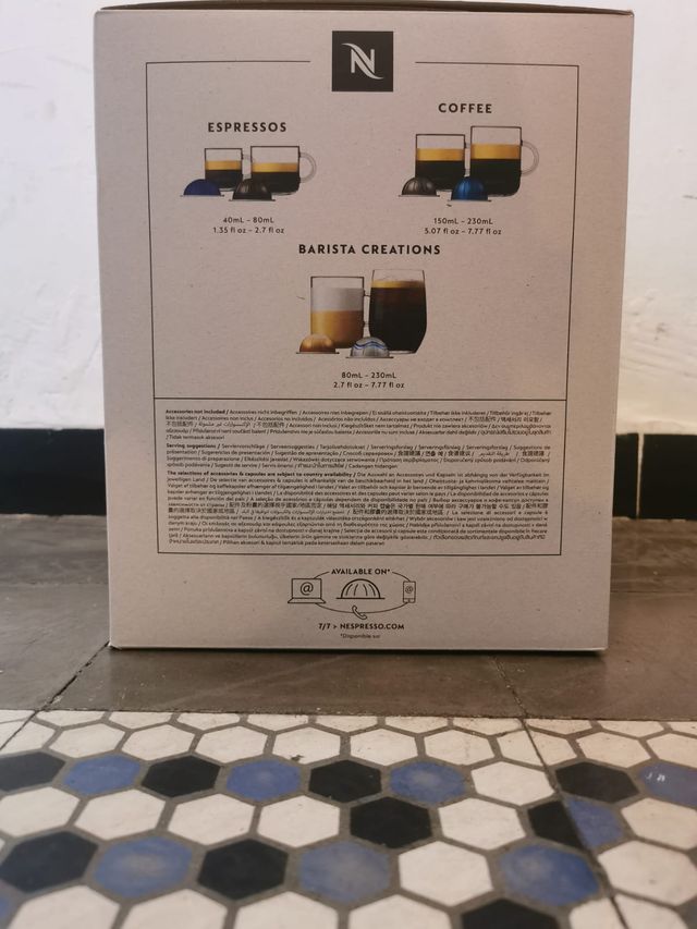 cafetera nespresso vertuo