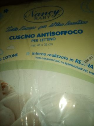 Cuscino antisoffoco x lettino