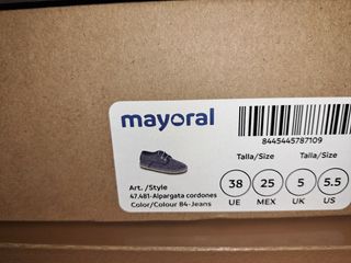 Zapatillas t38 Mayoral Alpargatas