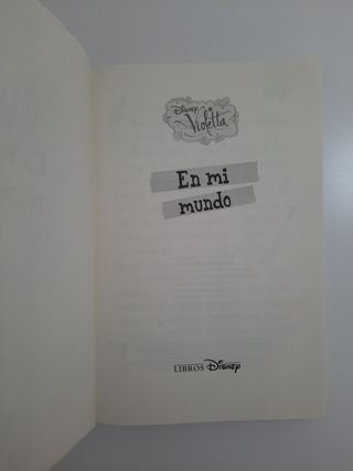 Libro Violetta En mi mundo