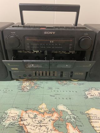 Sony Cassette CFS-W430 año 1980 - FUNCIONANDO