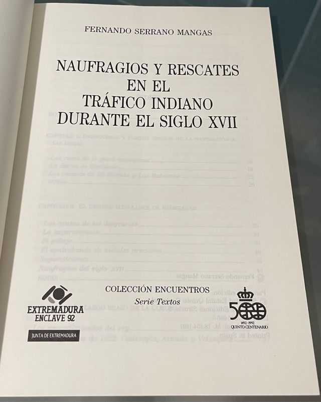 Libro Naufragios y rescates