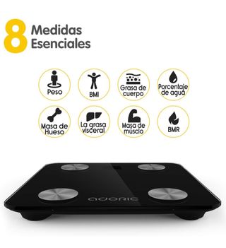 Báscula digital cálculo grasa IMC