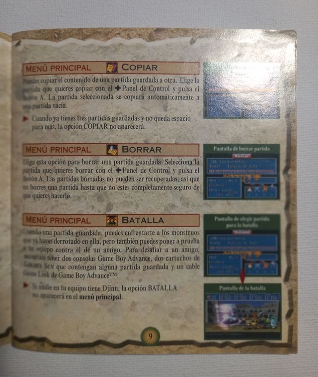 GoldenSun gameboy Advance