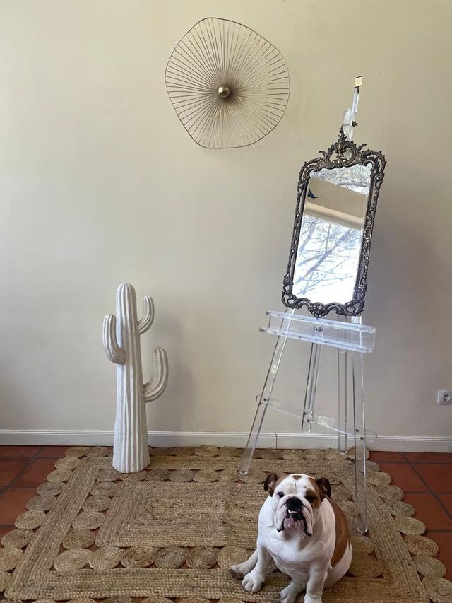 Espejo Art Nouveau Bronce