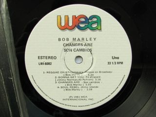 $ Bob Marley ‎– Chances Are Mexico 1981 Vinilo