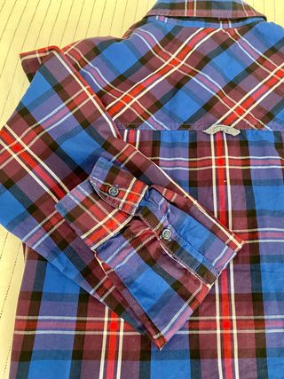 CAMISA CUADROS MARCA TIMBERLAND ORIGINAL.