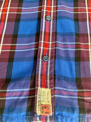 CAMISA CUADROS MARCA TIMBERLAND ORIGINAL.