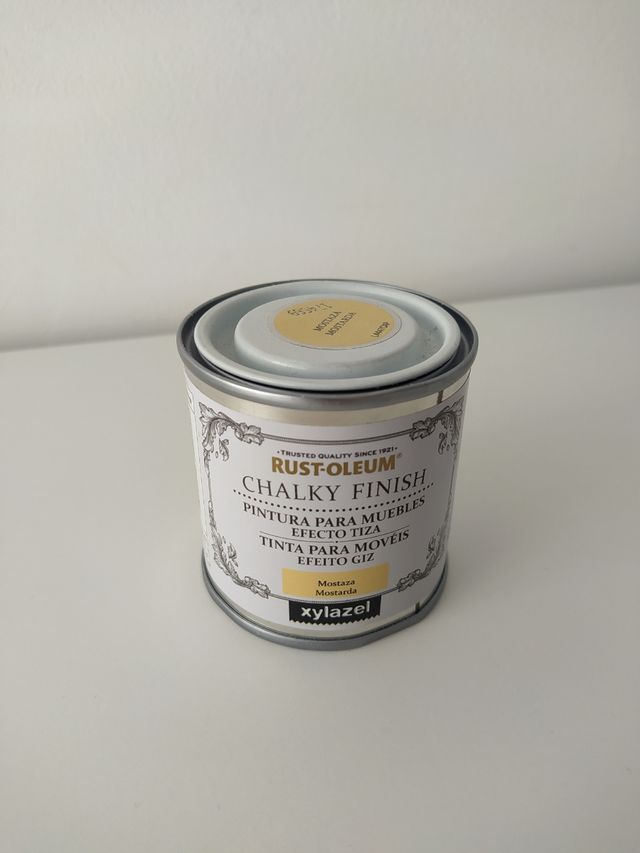 Pintura chalk paint mostaza